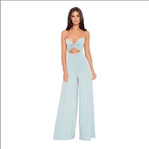 Oh Polly ‘Don’t Get It Twisted Wide Leg Jumpsuit’